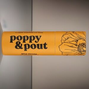 Poppy & Pout Wild Honey Hydrating Lip Balm 100% Natural